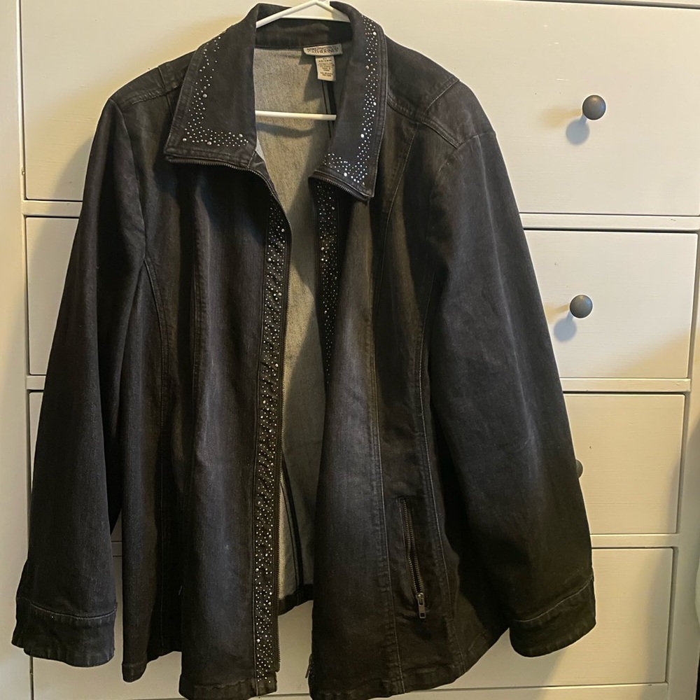 Catherines Black Studded Jacket